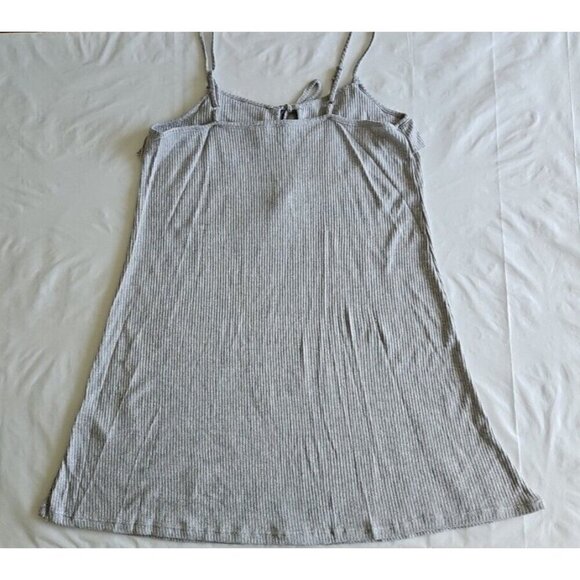 Anthropologie Maronie  Sundress Womens M Gray Ruffled Top Spaghetti Straps Short - Picture 12 of 12